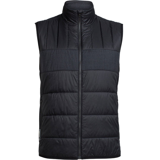 Icebreaker Mens Stratus X Vest Black/Jet HTHR