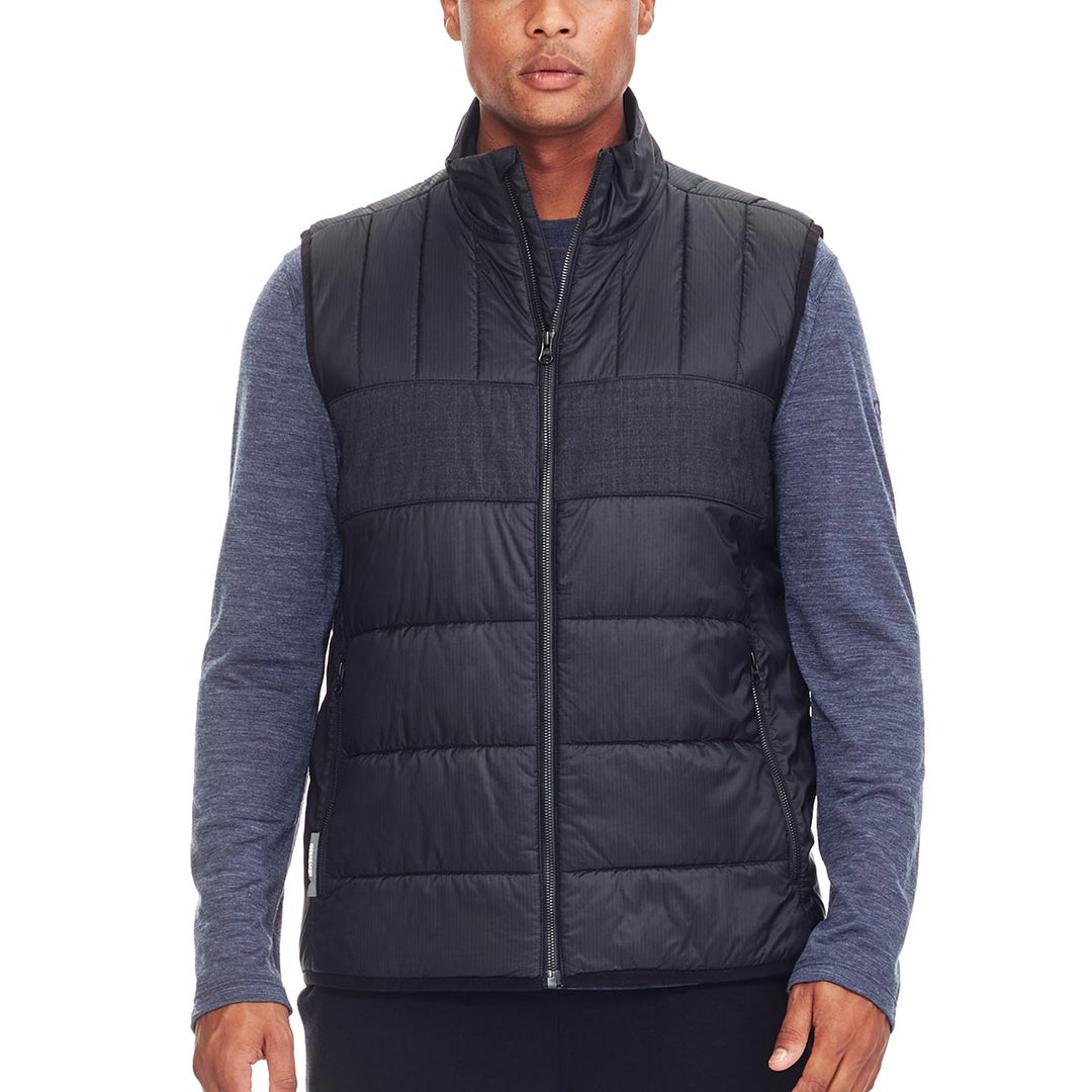 Icebreaker Mens Stratus X Vest Black/Jet HTHR