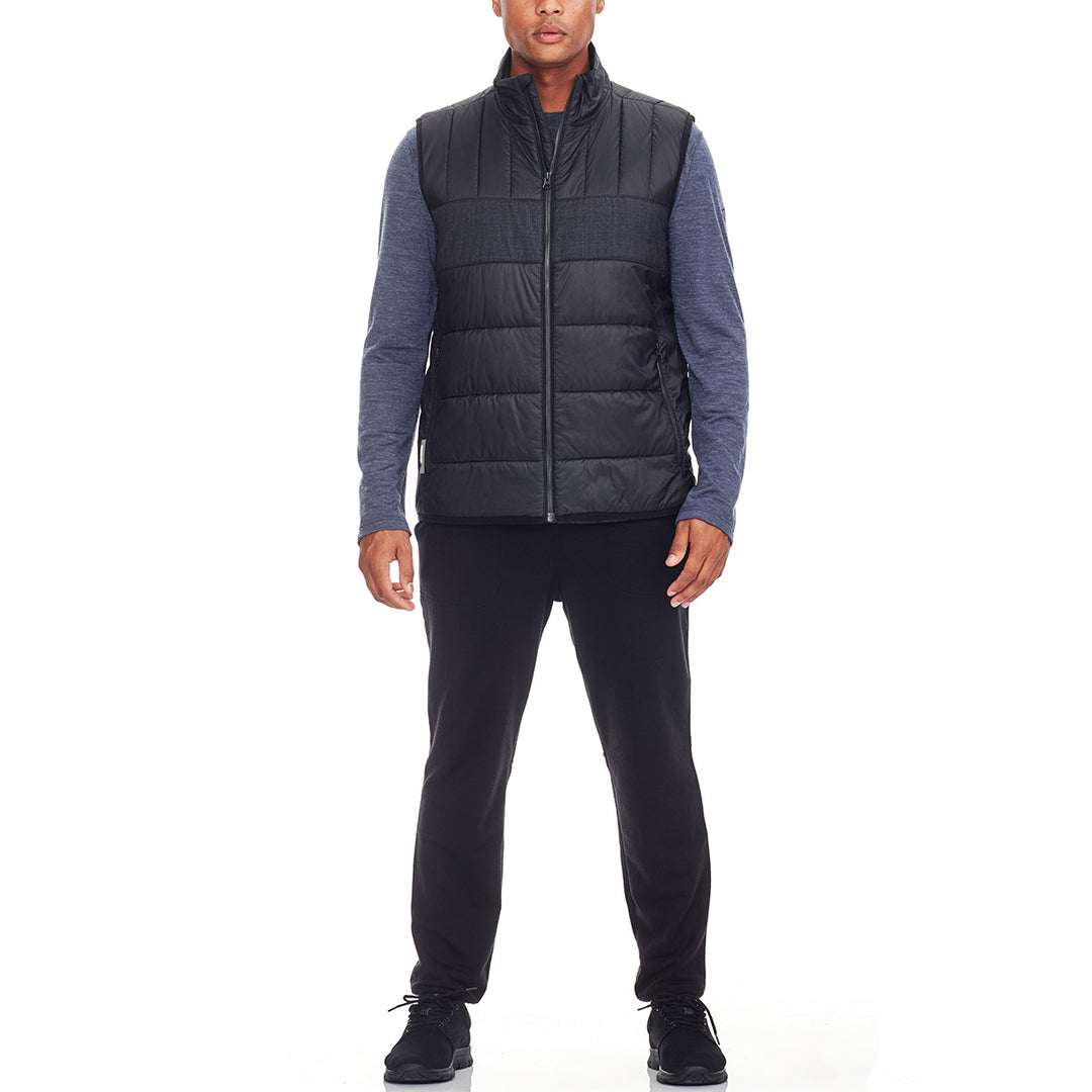 Icebreaker Mens Stratus X Vest Black/Jet HTHR