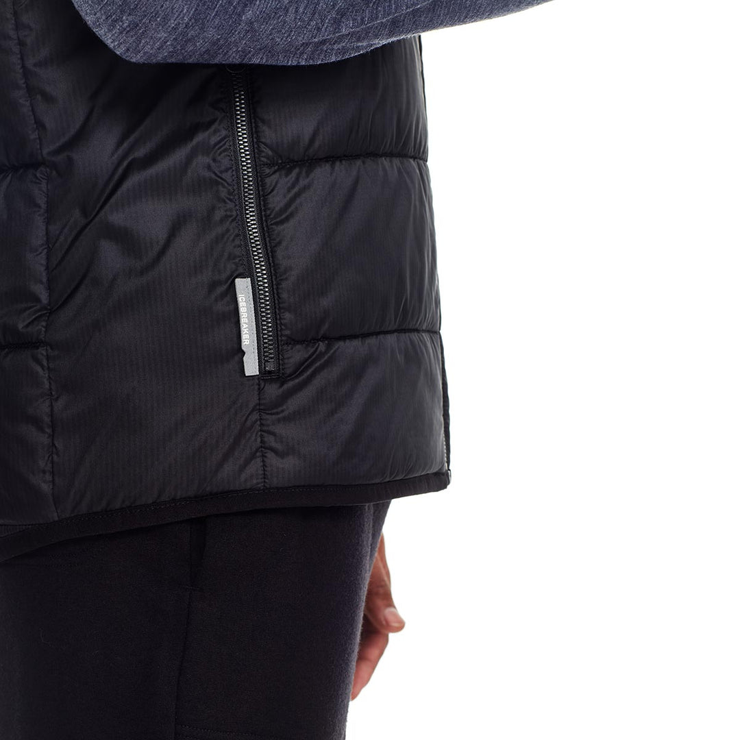 Icebreaker Mens Stratus X Vest Black/Jet HTHR