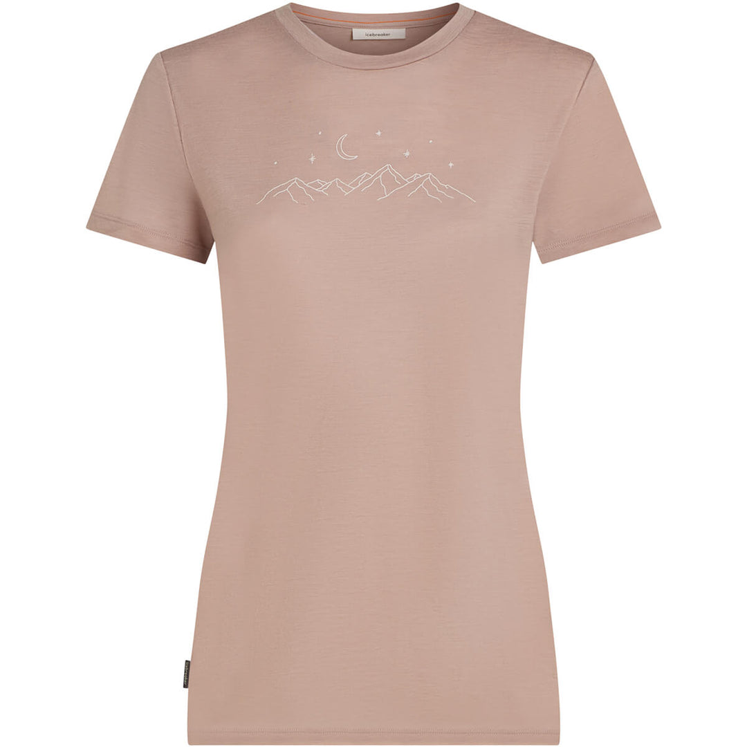 Icebreaker W Merino 150 Tech Lite SS Tee Sparkling Stars Pink Quartz