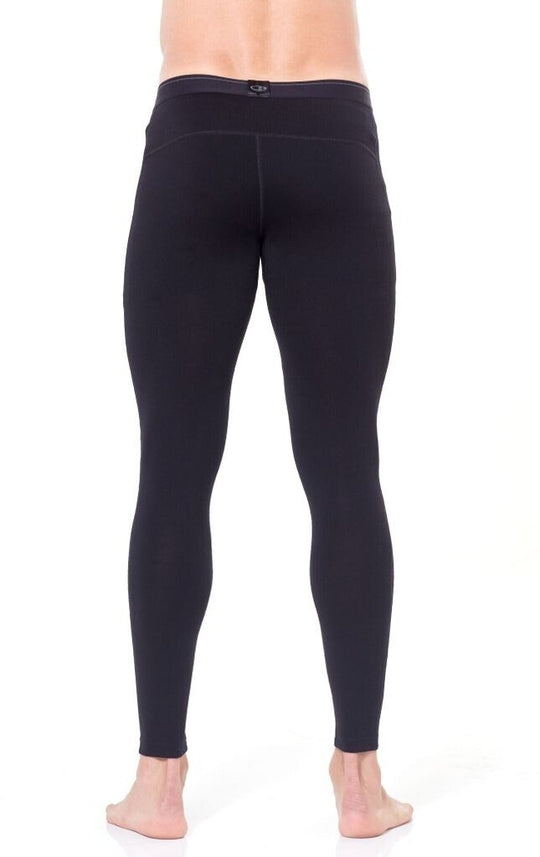 ICEBREAKER Mens 260 Tech Leggings Black/Monsoon