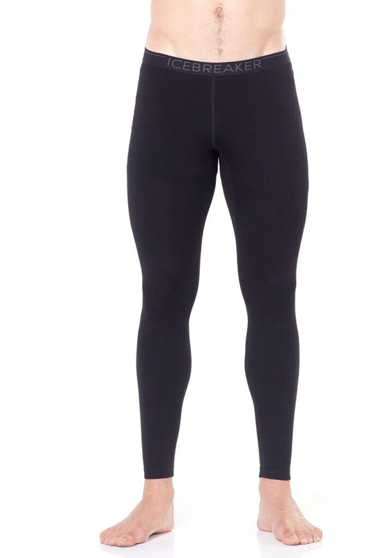 Icebreaker Mens 260 Tech Leggings Black/Monsoon