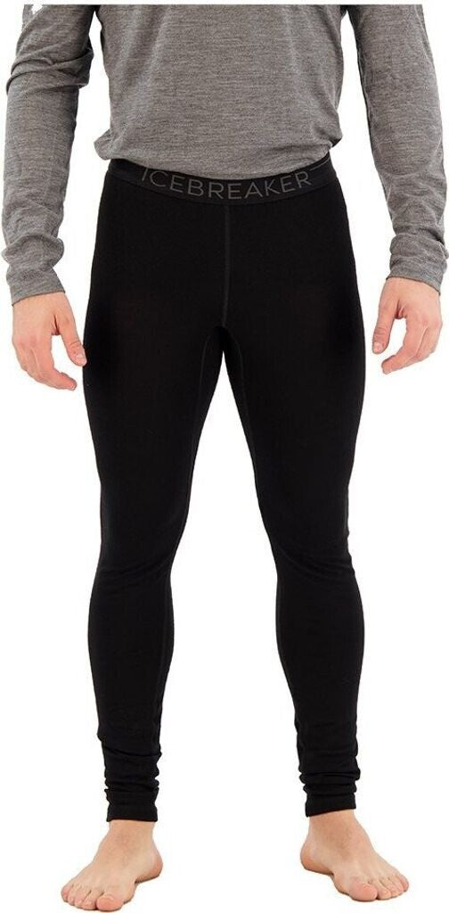 Icebreaker Mens 260 Tech Leggings Black/Monsoon