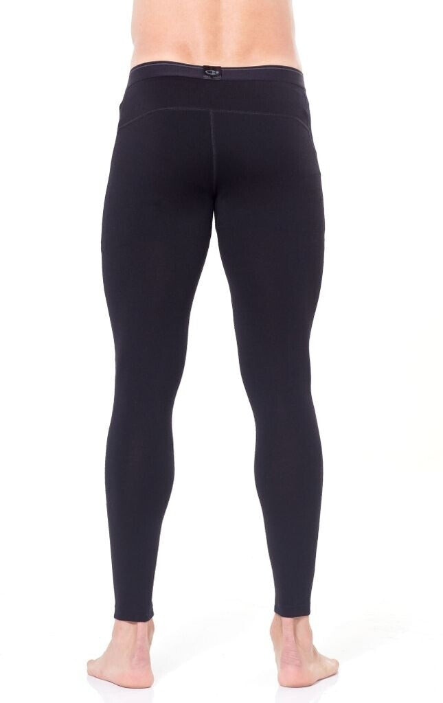 Icebreaker Mens 260 Tech Leggings Black/Monsoon