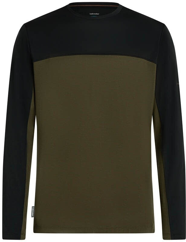 Icebreaker M Merino Blend 125 Cool-Lite Sphere LS Tee Dk Loden/Black/Cb
