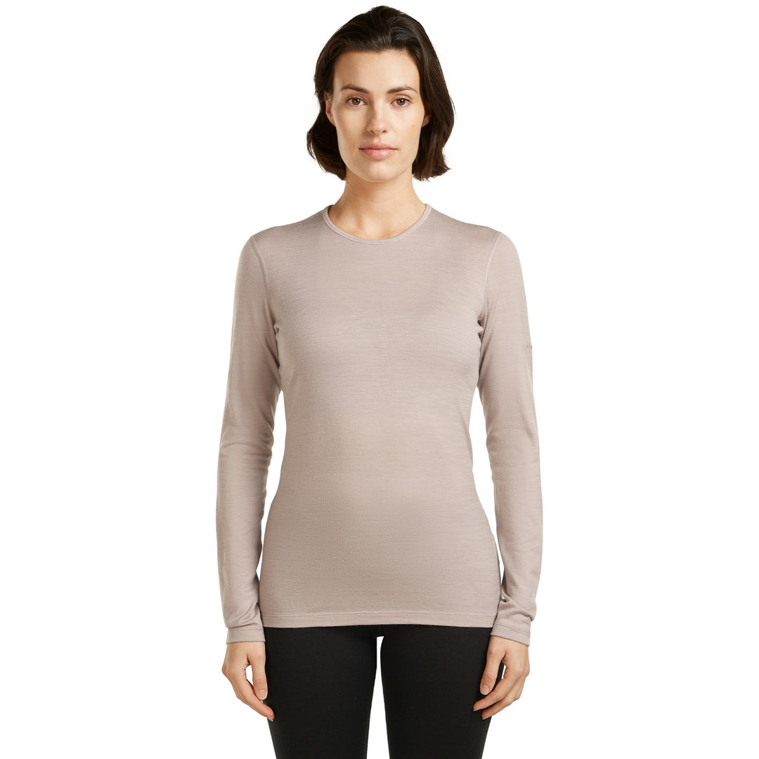 Icebreaker W Merino 200 Oasis LS Crewe Pink Quartz