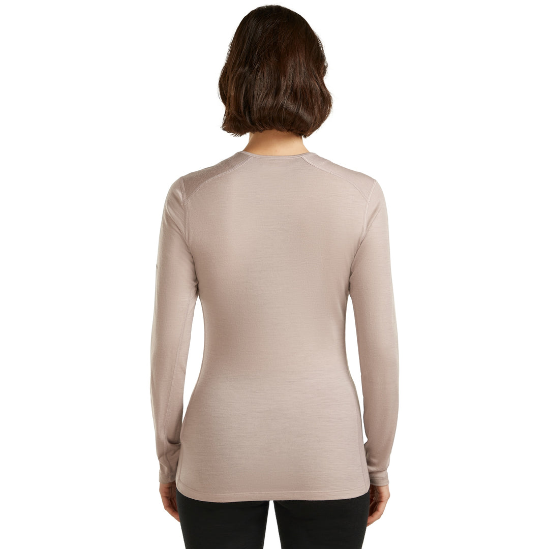 Icebreaker W Merino 200 Oasis LS Crewe Pink Quartz