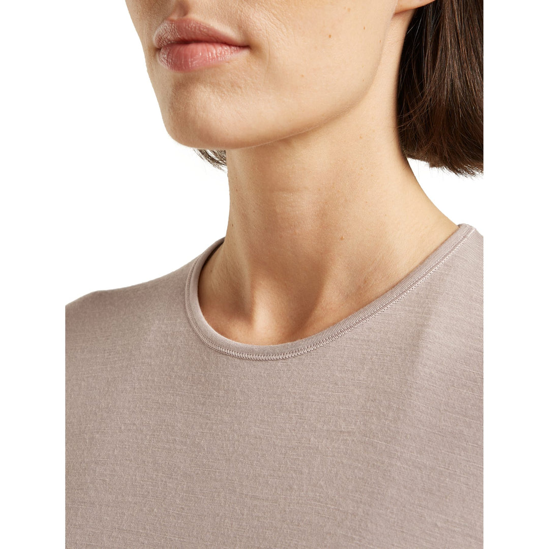 Icebreaker W Merino 200 Oasis LS Crewe Pink Quartz