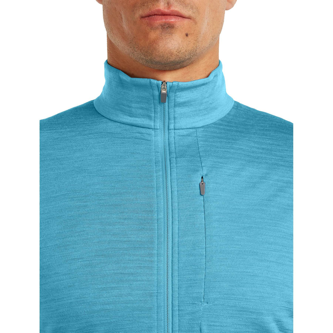 Icebreaker M Merino Blend 200 RealFleece Descender LS Half Zip Arctic/Atlantis/Cb