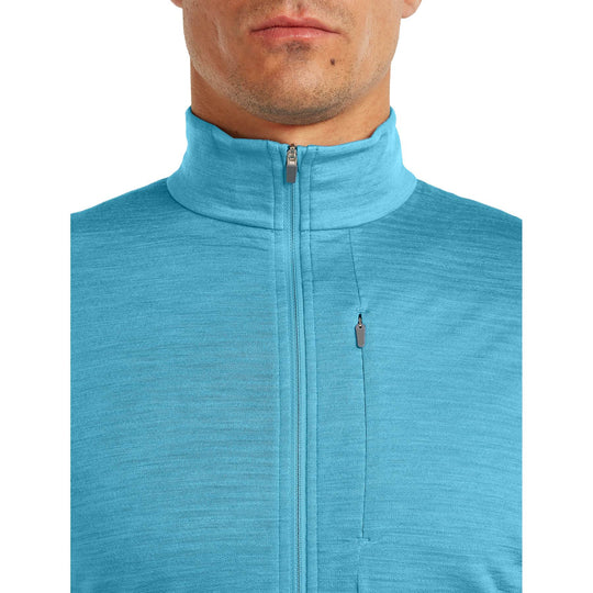Icebreaker M Merino Blend 200 RealFleece Descender LS Half Zip Arctic/Atlantis/Cb