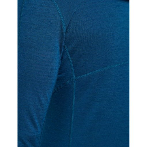 Icebreaker M Merino Blend 200 RealFleece Descender LS Zip Hoodie Atlantis/Arctic