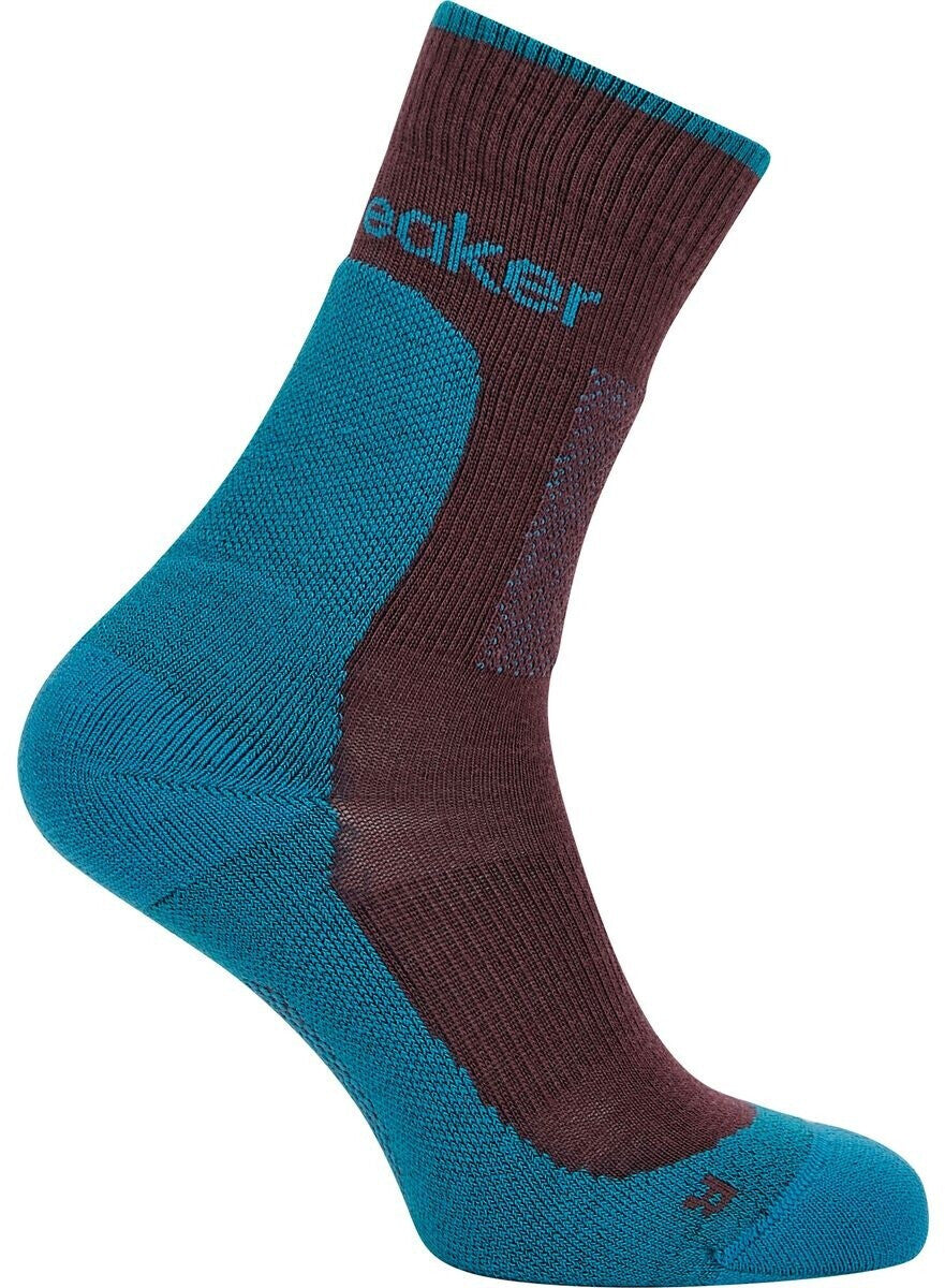 Icebreaker W Merino Hike+ Medium Crew Java/Tidal Teal