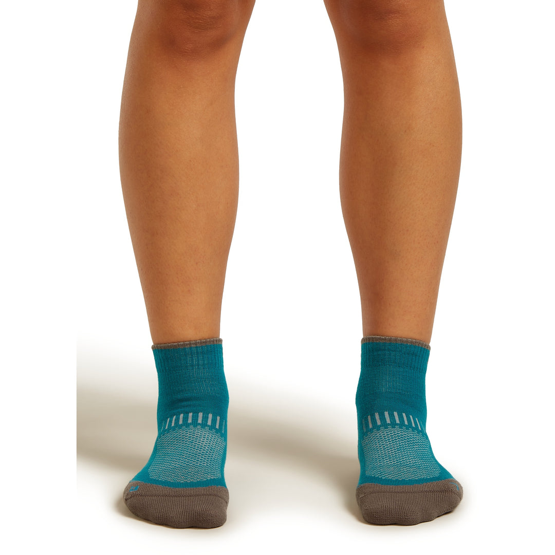 Icebreaker W Merino Hike+ Light Mini Tidal Teal/Porcini