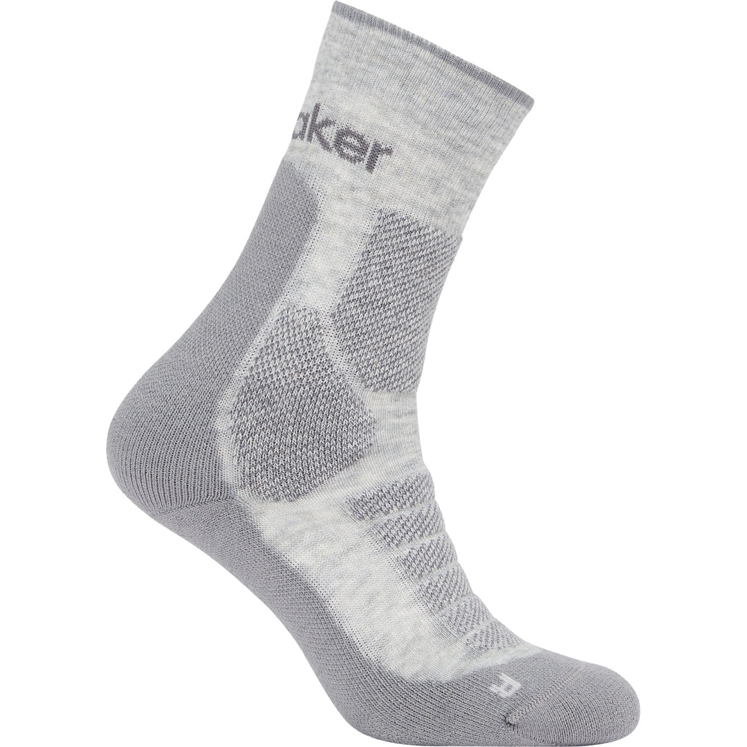 Icebreaker Mens Hike+ Heavy Crew BLZ HTR/SNW,FQ