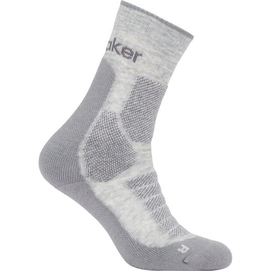 Icebreaker Mens Hike+ Heavy Crew BLZ HTR/SNW,FQ