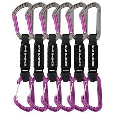DMM Shadow Quickdraw Titanium/Purple 12cm 6 Pack