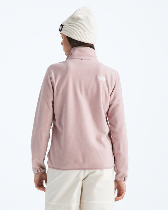 The North Face Womens Glacier Fleece Jacket Metal Pink