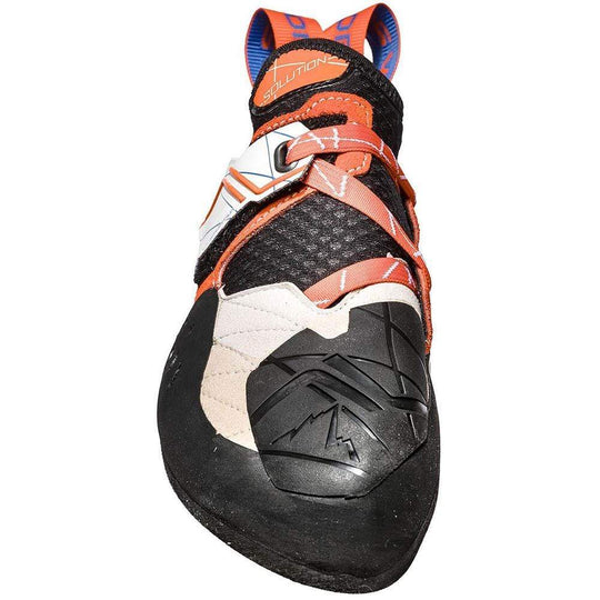 La Sportiva Solution Womens White/Lily Orange Climbing Shoe