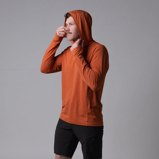 Mont Sundance UPF50+ Mens Hoodie Rust