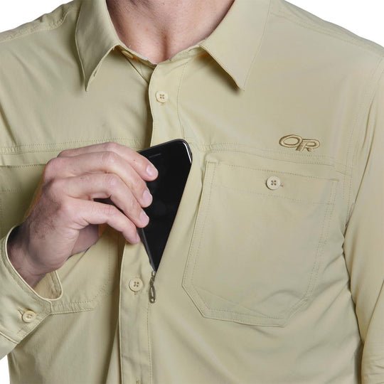 Outdoor Research Mens Wayward L/S Shirt hazelwood