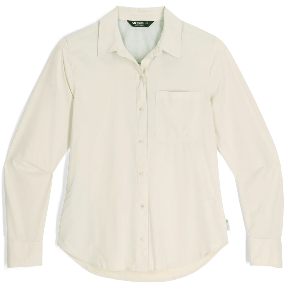 Outdoor Research Womens Astroman Long Sleeve Sun Shirt Oyster