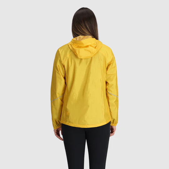 OUTDOOR RESEARCH WOMEN Helium Rain Jacket Saffron