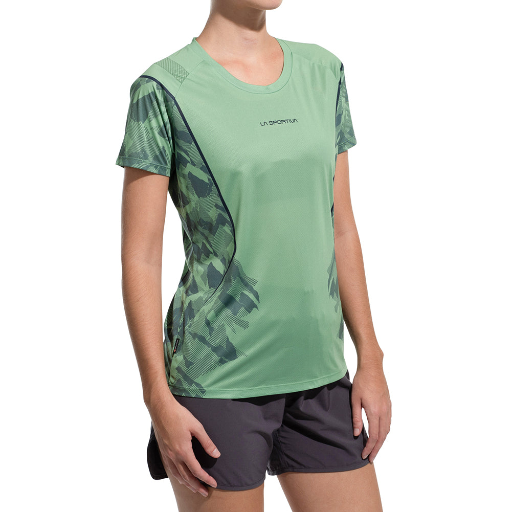 La Sportiva Pacer T-Shirt W Aspen Green/Night Sky
