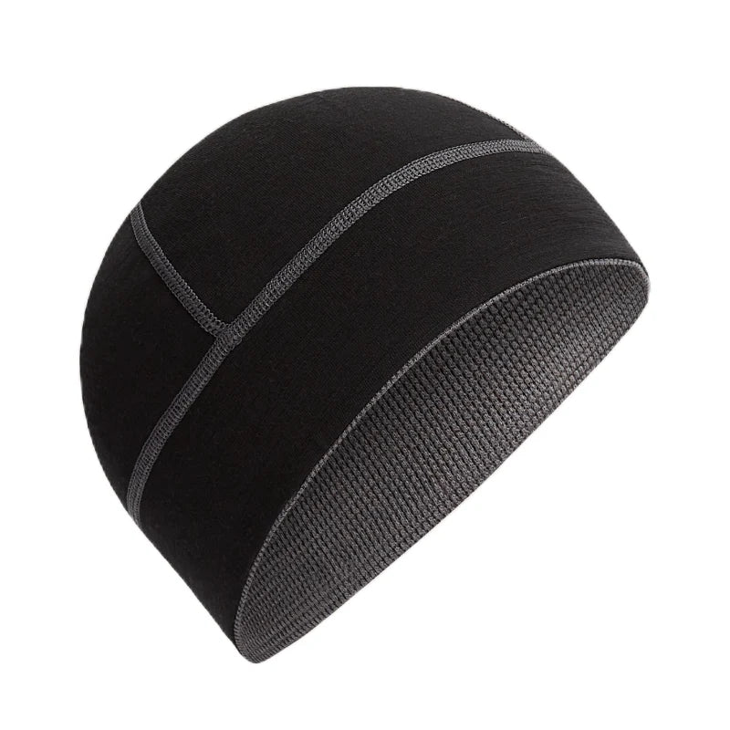 Icebreaker Merino 260 Waffle Knit Wander Reversible Beanie Obsidian/Black