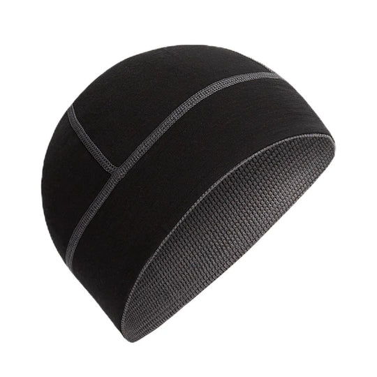 Icebreaker Merino 260 Waffle Knit Wander Reversible Beanie Obsidian/Black