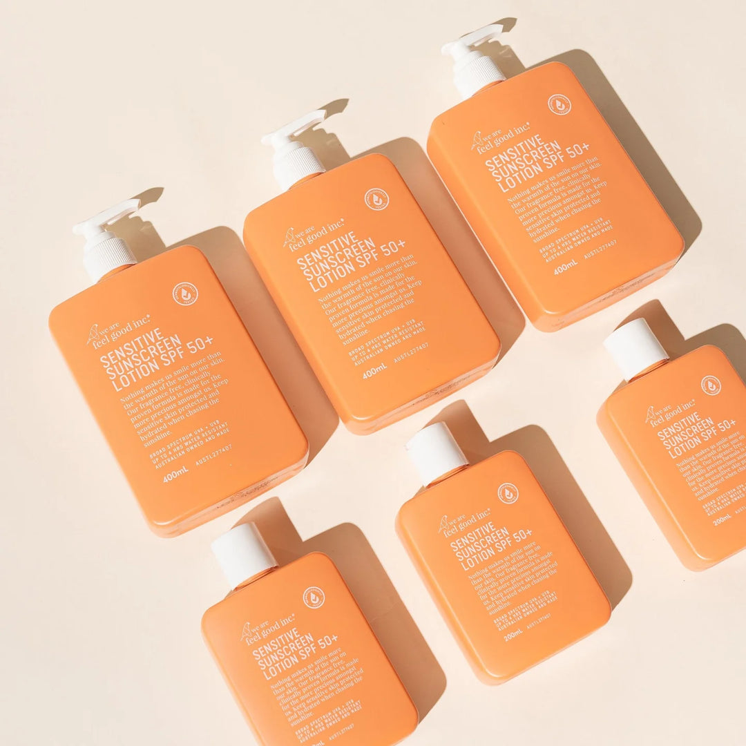We are Feel Good Sensitive Sunscreen Lotion SPF50+ 200ml