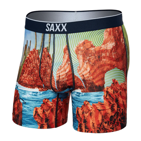 SAXX Volt Breathable Mesh Boxer Brief Dawn Patrol- Multi