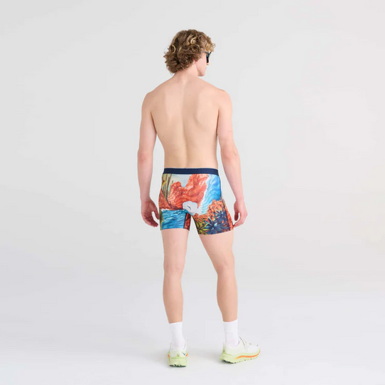 SAXX Volt Breathable Mesh Boxer Brief Dawn Patrol- Multi