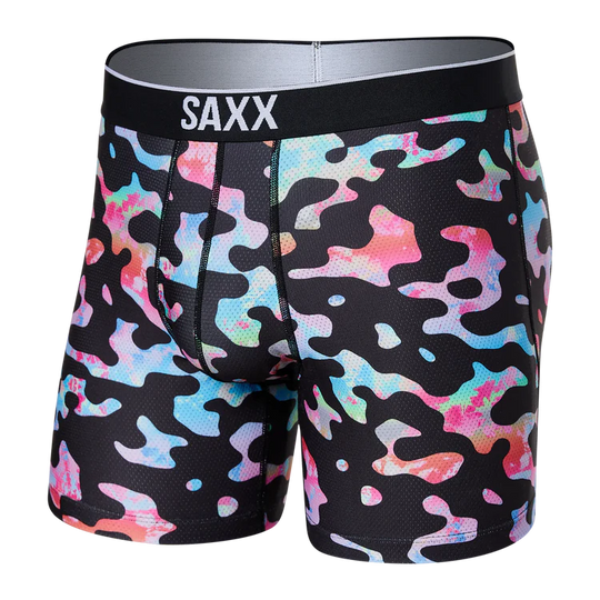 SAXX Volt Breathable Mesh Boxer Brief Washed Out Camo- Multi