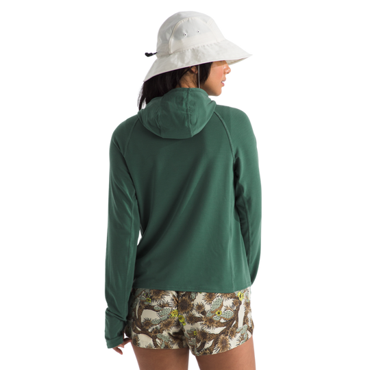 The North Face Women's Adventure Sun Hoodie Duck Green