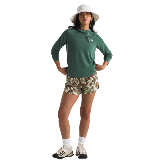 The North Face Women's Adventure Sun Hoodie Duck Green