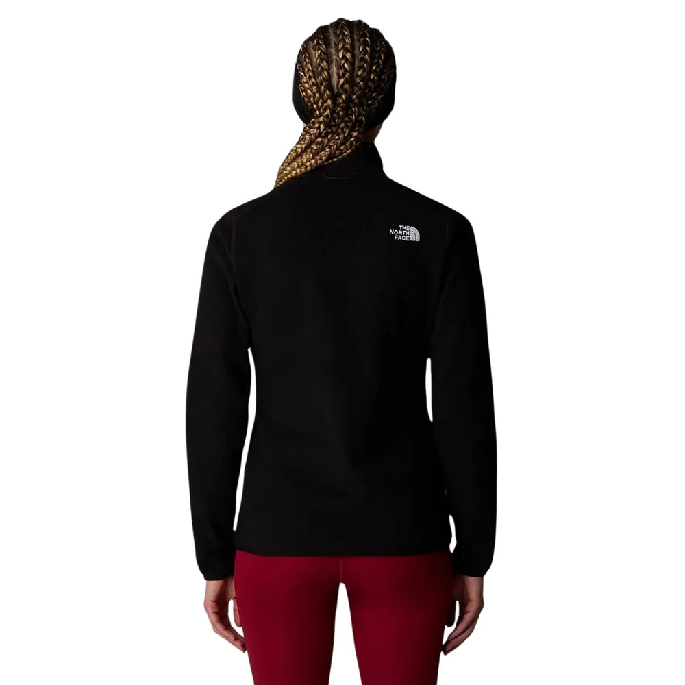 The North Face Women's 100 Glacier Full-Zip Fleece Tnf Black-Npf