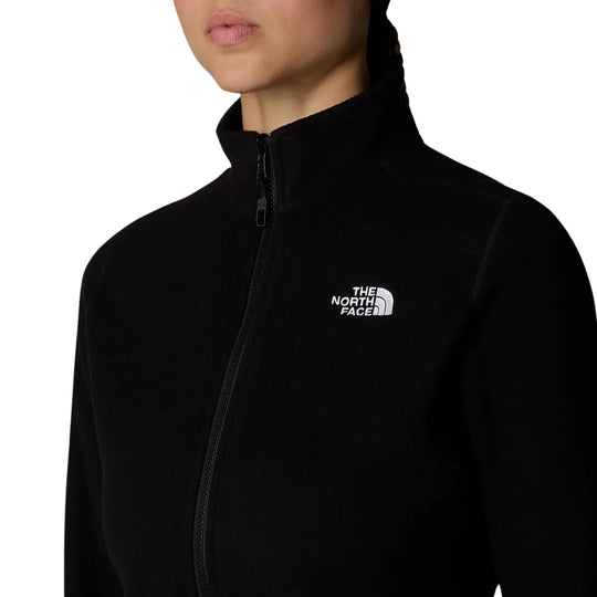The North Face Women's 100 Glacier Full-Zip Fleece Tnf Black-Npf