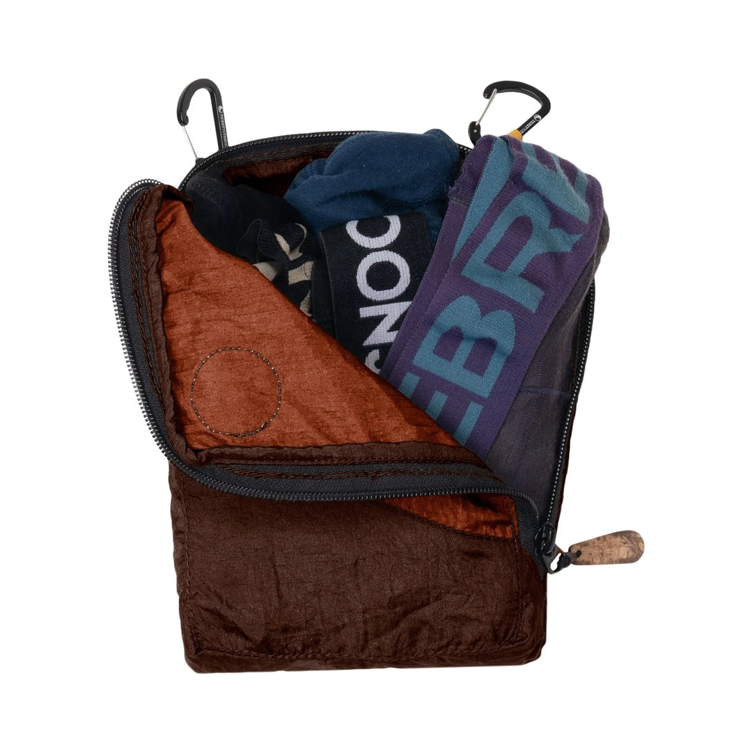 Ticket To The Moon Travel Cube Chocolate & Copper (incl. 2 accessory carabiners)