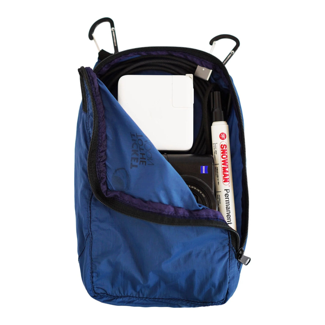 Ticket To The Moon Travel Cube LIGHTEST navy blue (incl. 2 accessory carabiners))