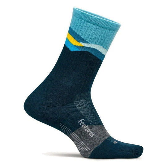 Feetures Trail Max Cushion Mini Crew Mountain High Blue