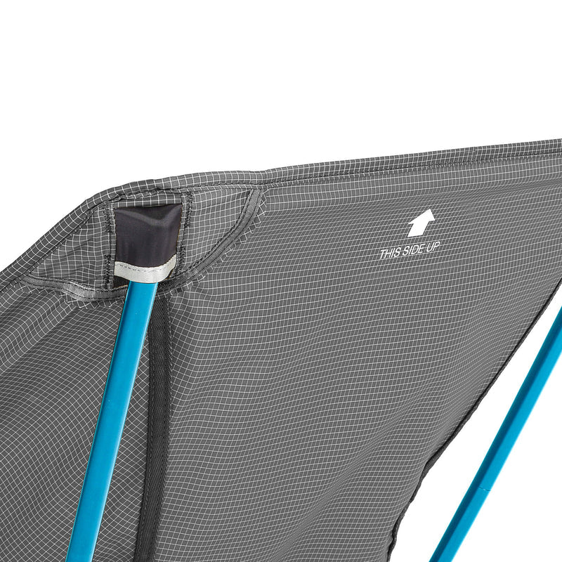 Helinox Chair Zero L Black w Cyan Blue