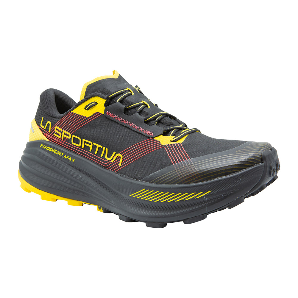 La Sportiva Prodigio Max Black/Yellow Trail Shoe