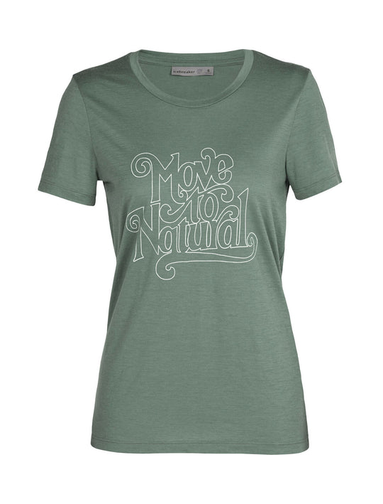 Icebreaker Women Tech Lite II SS Tee Move to Natural Sage
