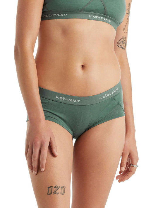 Icebreaker Womens Sprite Hot pants Sage