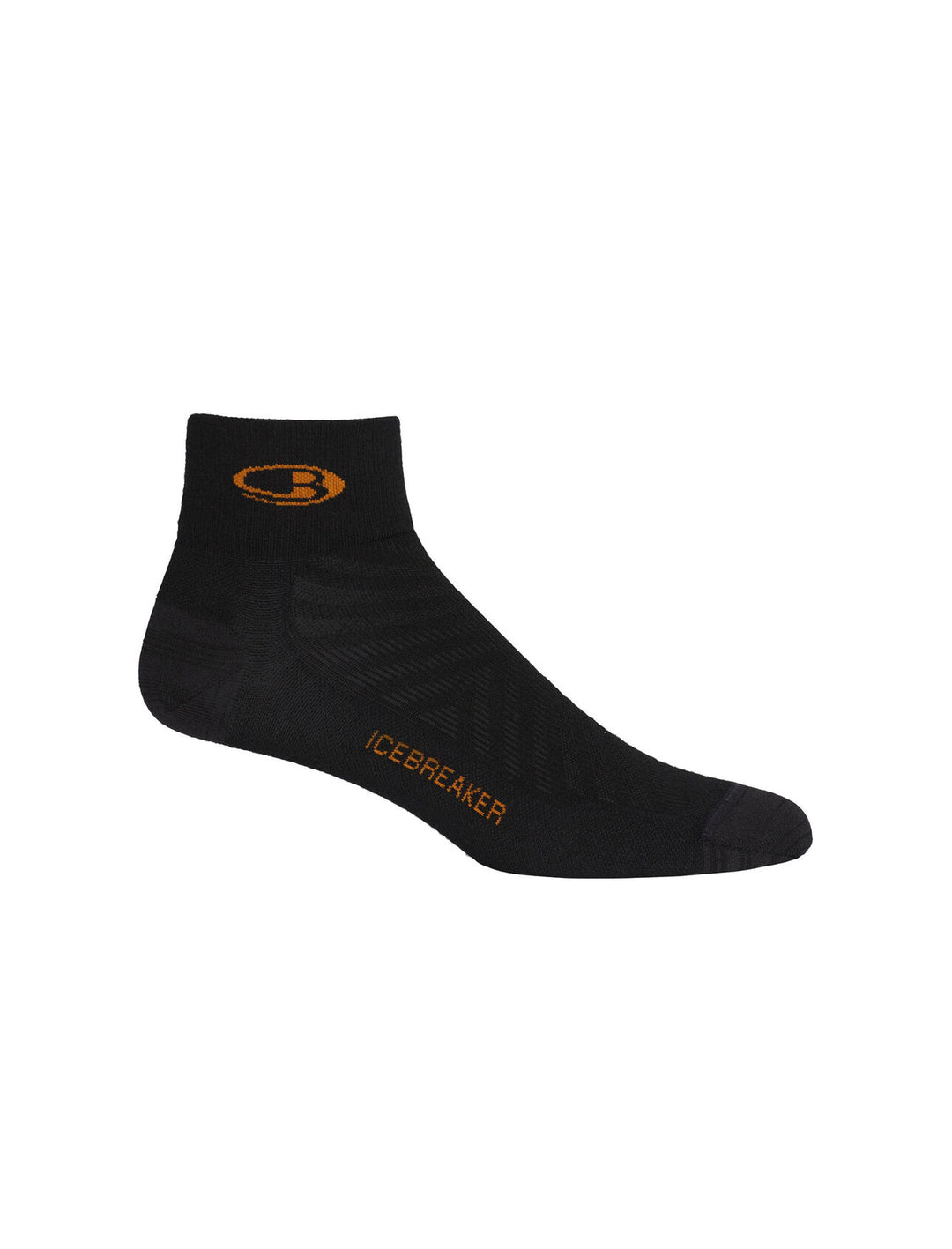 Icebreaker Mens Run+ Ultralight Mini Black