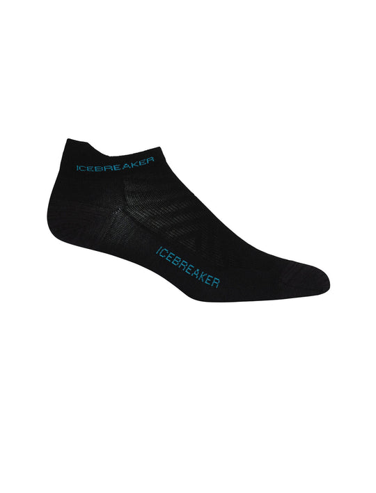 Icebreaker Womens Run+ Ultralight Micro Black