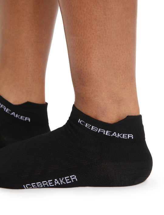 Icebreaker Womens Run+_Ultralight Micro Blk