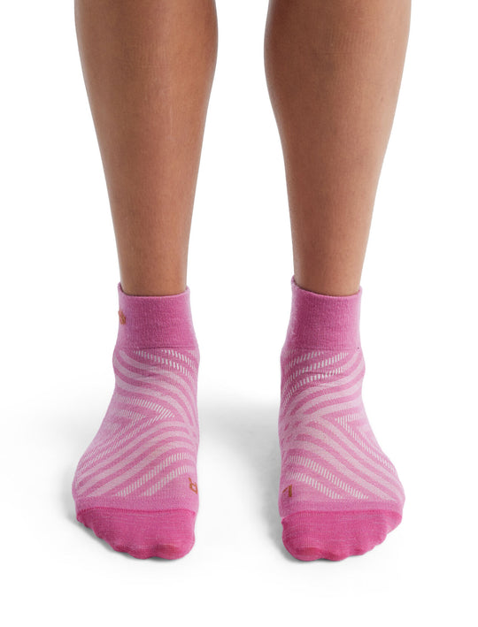 Icebreaker Womens Run+ Ultralight Mini Cosmic