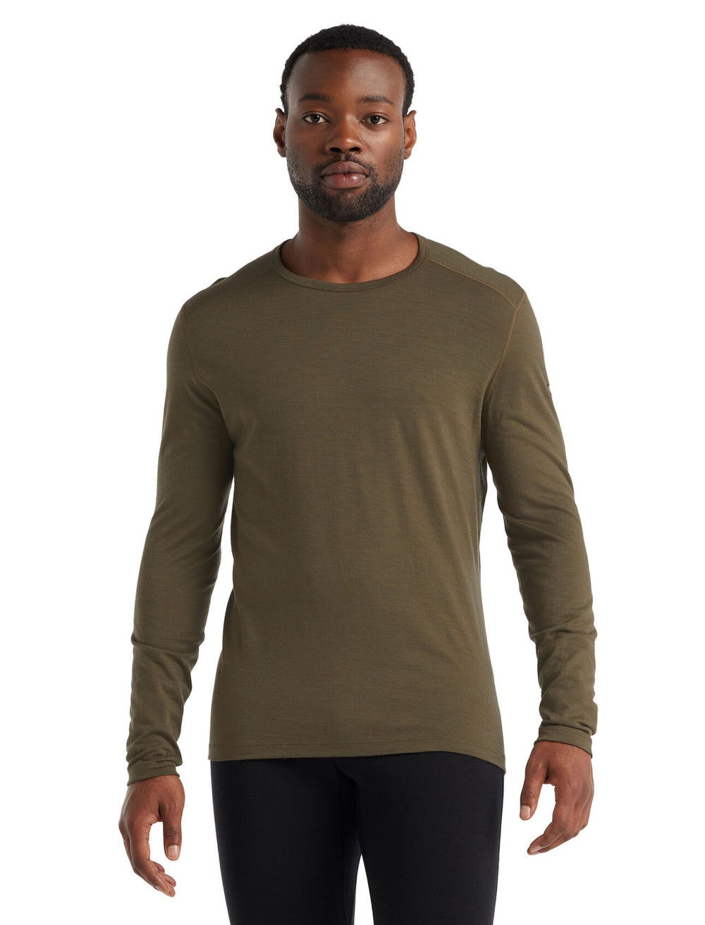 Icebreaker Mens 200 Oasis LS Crewe Loden